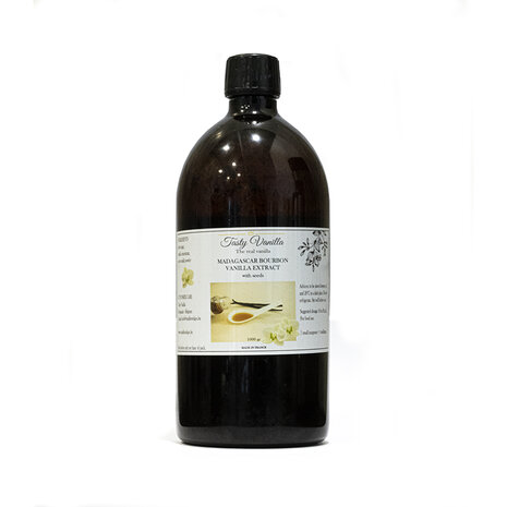 Madagaskar Bourbon vanille extract met zaden 1000gr