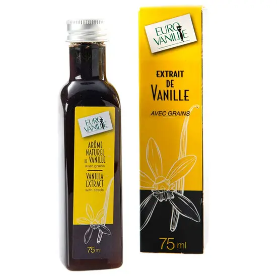 BIO Bourbon vanille-extract met zaden (75ml)